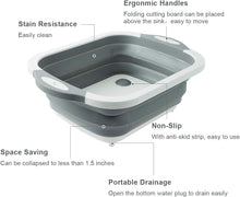 Load image into Gallery viewer, 3 in 1 Foldable cutting board
