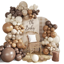 Load image into Gallery viewer, GDGDTOO Coffee Khaki Cream White Neutral Tone Balloon Garland Arch Kit, Party Balloon Set for Wedding Graduation Bridal Shower Bachelorette Engagement Birthday Party Decorations Supplies
