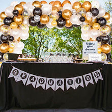 Load image into Gallery viewer, GDGDTOO Black Gold White Confetti Balloon Garland Arch Kit, Party Balloon Set for Christmas Holiday Wedding Graduation Bachelorette Engagement Party Decorations Supplies
