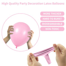 Load image into Gallery viewer, 144PCS Pastel Macaron Daisy Balloon Garland Kit, Mint Green &amp; Light Pink Balloon Arch Decorations with Daisy Balloons for Birthday, Wedding, Baby Shower, Dessert Table &amp; Party Backdrop
