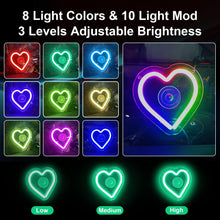 Load image into Gallery viewer, LED Heart Sky Night Light
