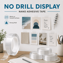 Load image into Gallery viewer, 20 Pack Nano Tape, Reusable Double Sided Clear Gel Adhesive Tape for DIY Crafts, Scrapbooking, Art Projects, Handmade Decorations, Home Decor, Christmas &amp; Halloween Craft Supplies
