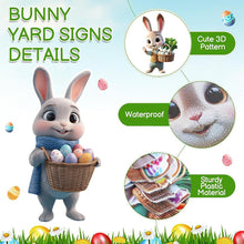 Load image into Gallery viewer, Easter Eggs Bunny Yard Signs
