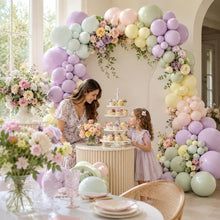 Load image into Gallery viewer, 122PCS Balloon Garland Kit, DIY Balloon Arch Decoration Set for Birthday Party Wedding Celebration, Balloon Chain Backdrop Supplies for Party Decor
