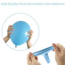 Load image into Gallery viewer, 94PCS Snow Theme Balloon Garland Arch Kit, Frozen Style Balloon Set with Snowflake Decor for Birthday Party Backdrop Decor Supplies
