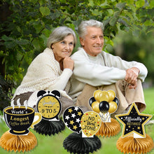 Load image into Gallery viewer, GDGDTOO Retirement Party Decorations Kit - Retirement Themed Honeycomb Centerpieces and Table Decor for Farewell &amp; Celebration Party Decorations
