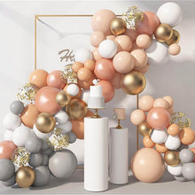 Load image into Gallery viewer, GDGDTOO Gray White Gold Neutral Balloon Garland Kit, Assorted Party Balloons for Birthday Wedding Engagement Graduation All Occasion Party Decor
