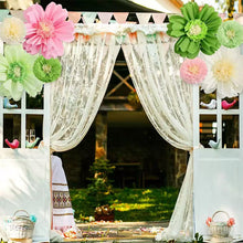 Load image into Gallery viewer, Pastel Pink &amp; Green Floral Wall Hanging Decorations, Elegant Botanical Hanging Pendants for Home, Classroom, Party Backdrop, Wedding, Holiday Ceremony &amp; Indoor Event Decor
