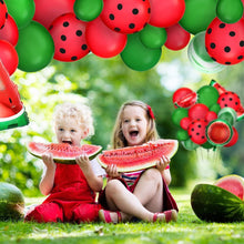 Load image into Gallery viewer, 116PCS Summer Fruit Watermelon Balloon Arch Garland Set, Watermelon Balloons for Summer Gathering Fruit Party Photo Booth Decor Supplies
